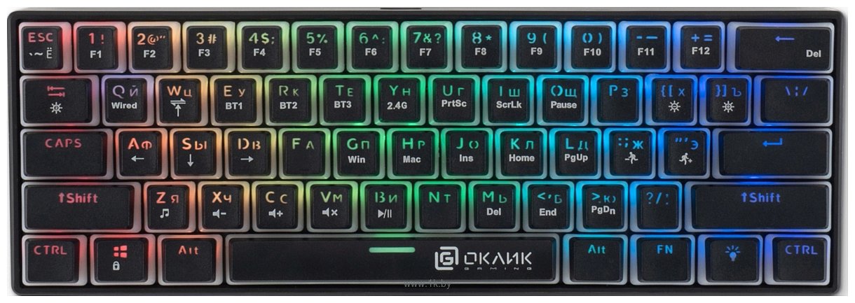 Фотографии Oklick K763W black