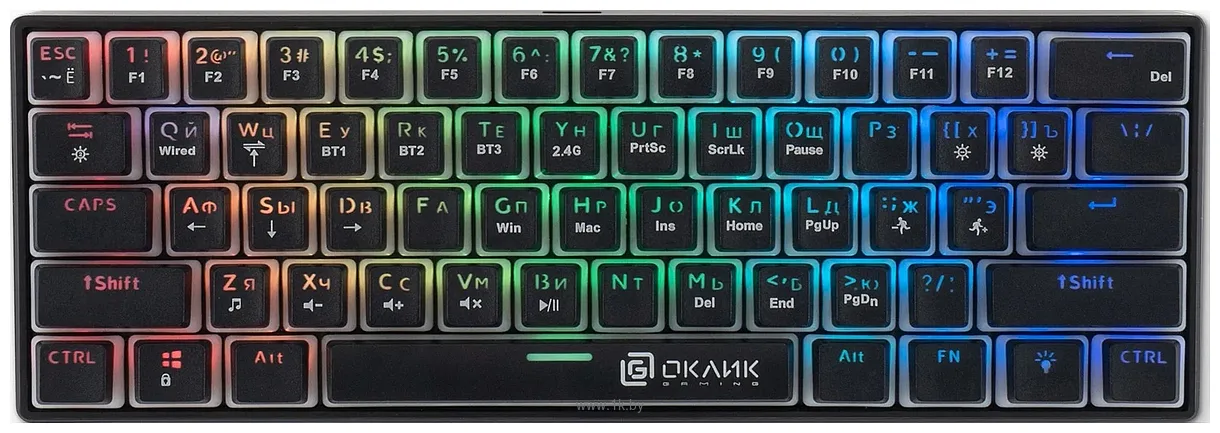 Фотографии Oklick K763W black