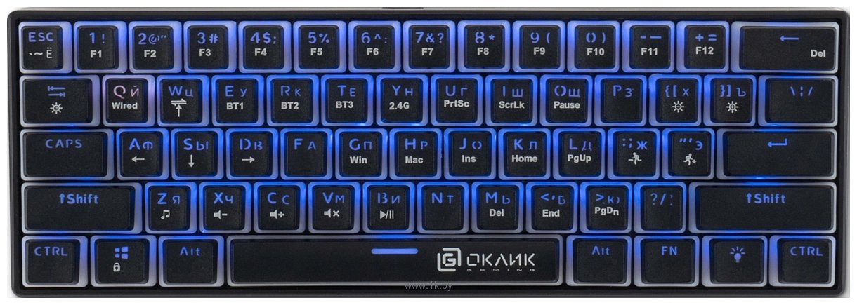 Фотографии Oklick K763W black