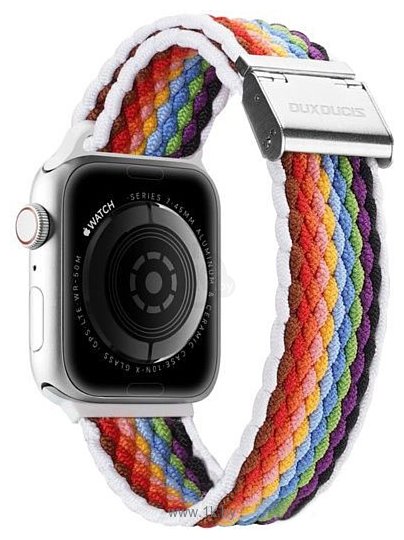 Фотографии Dux Ducis Strap Mixture II Version для Apple Watch 41мм/40мм/38мм (pale stripes)