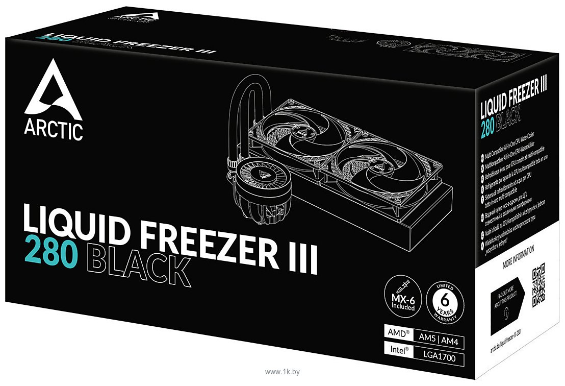 Фотографии Arctic Liquid Freezer III 280 Black ACFRE00135A