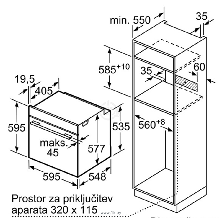 Bosch hbg633nb1 схема встройки