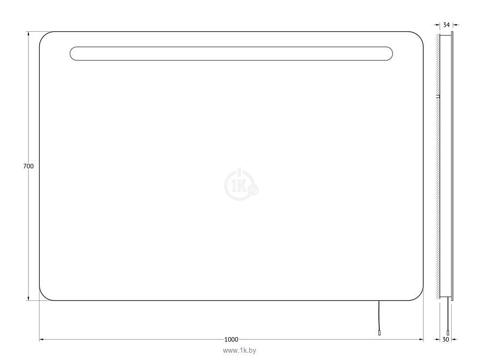 Фотографии Ellux Linea LED 100х70 (LIN-B1 9309)