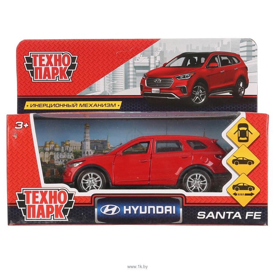 Фотографии Технопарк Hyundai Santa Fe (красный)