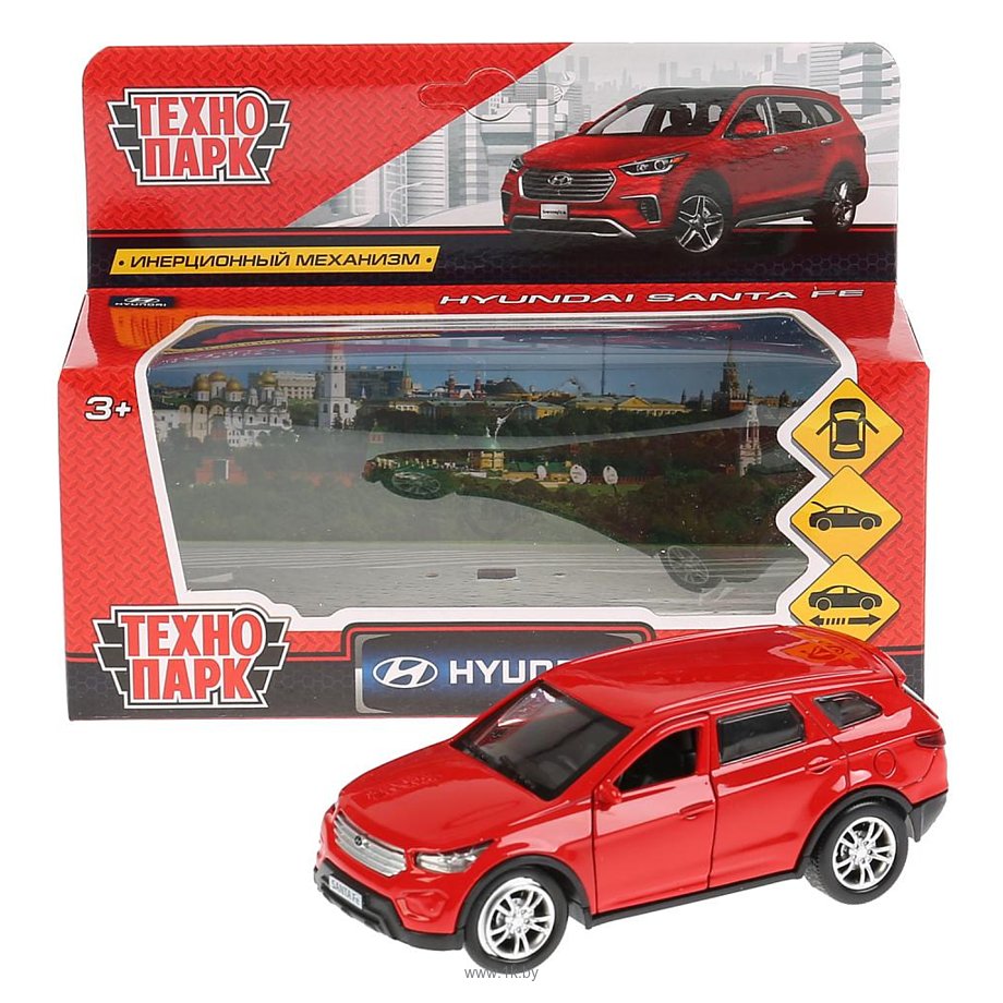 Фотографии Технопарк Hyundai Santa Fe (красный)