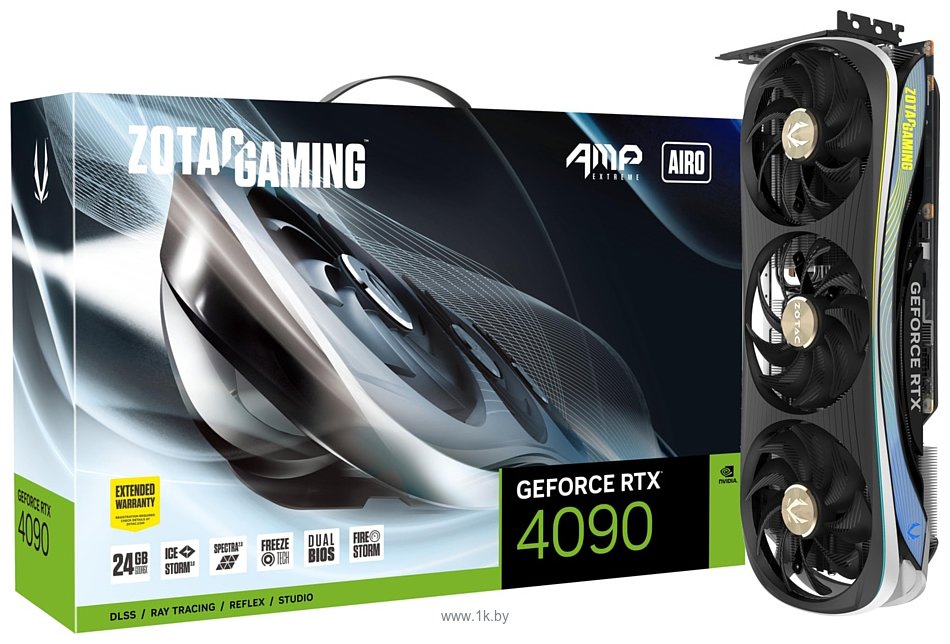 Фотографии ZOTAC Gaming GeForce RTX 4090 AMP Extreme AIRO (ZT-D40900B-10P)