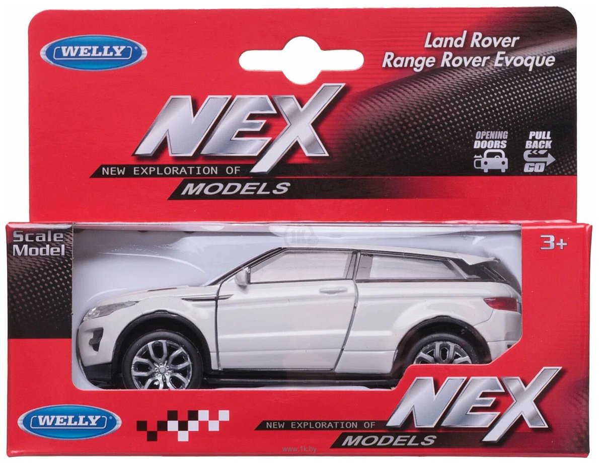 Фотографии Welly Land Rover Range Rover Evoque 43649W (белый)