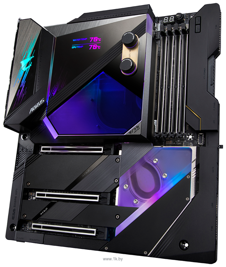 Фотографии GigaByte Z590 Aorus Xtreme Waterforce (rev. 1.0)