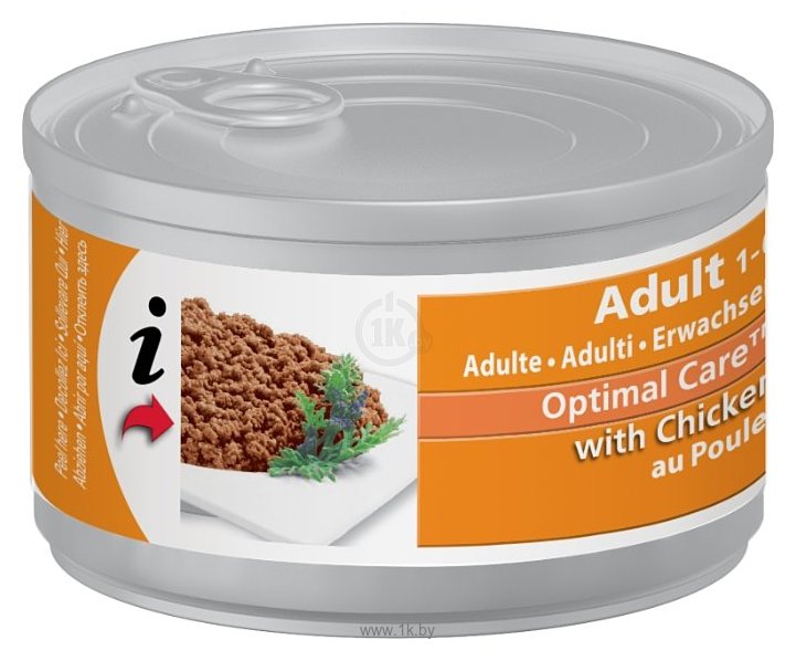 Фотографии Hill's (0.085 кг) 1 шт. Science Plan Feline Adult Optimal Care with Chicken canned