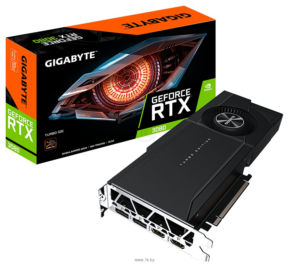 Фотографии GIGABYTE GeForce RTX 3080 TURBO 10G (GV-N3080TURBO-10GD)