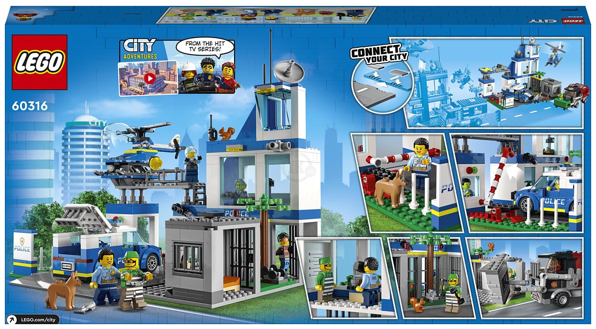 Фотографии LEGO City 60316 Полицейский участок