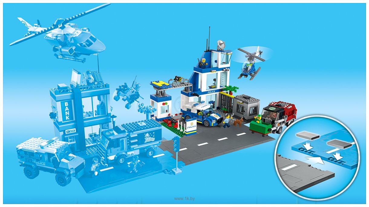 Фотографии LEGO City 60316 Полицейский участок