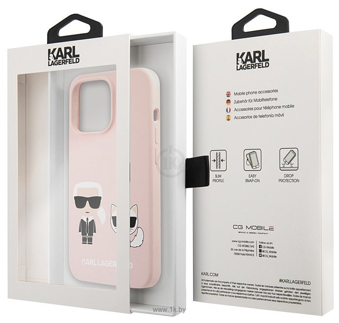 Фотографии CG Mobile Karl Lagerfeld для iPhone 13 Pro KLHCP13LSSKCI