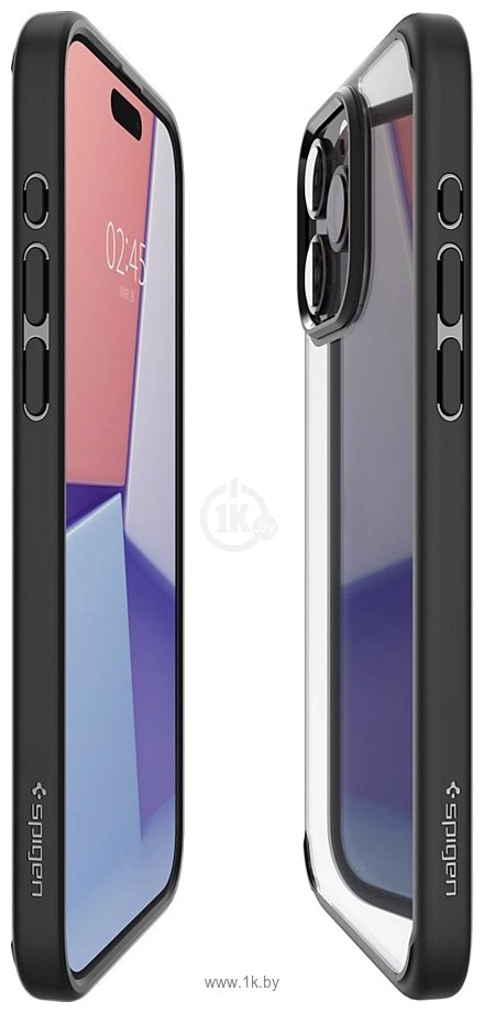 Фотографии Spigen Ultra Hybrid для iPhone 15 Pro ACS06713 (черный)