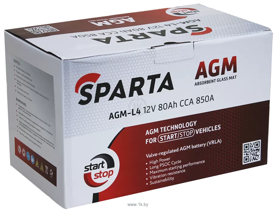 Фотографии Sparta AGM-L4 12V (80Ah)