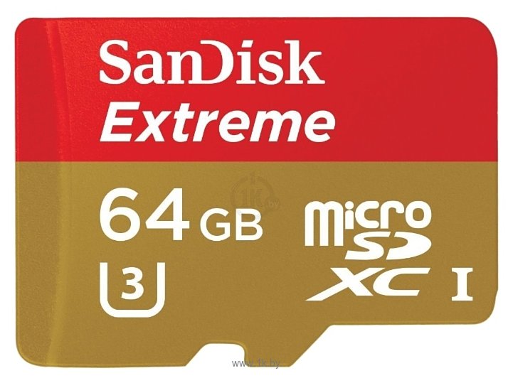 Фотографии Sandisk Extreme microSDXC Class 10 UHS Class 3 60MB/s 64GB