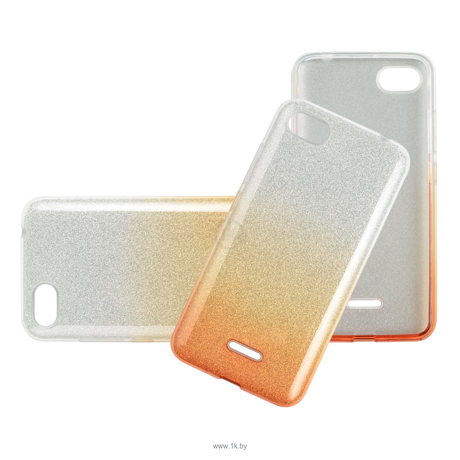 Фотографии Case Brilliant Paper для Xiaomi Redmi 6A (серый/золотистый)