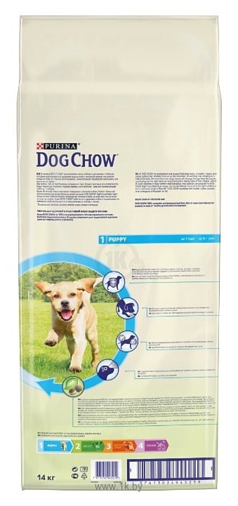 Фотографии DOG CHOW (14 кг) 1 шт. Puppy с ягненком для щенков