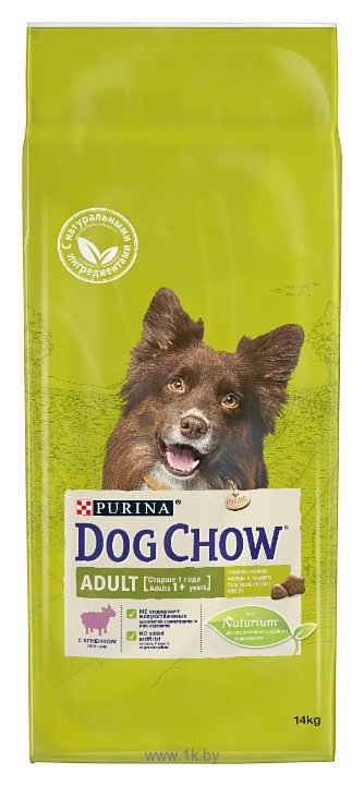 Фотографии DOG CHOW (14 кг) Adult с ягненком для взрослых собак