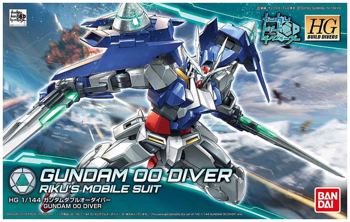 Фотографии Bandai HGBD 1/144 Gundam III 00 Diver