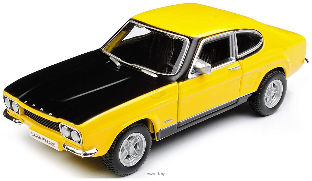 Фотографии Bburago Ford Capri RS2600 1970 18-43207 (желтый/черный)