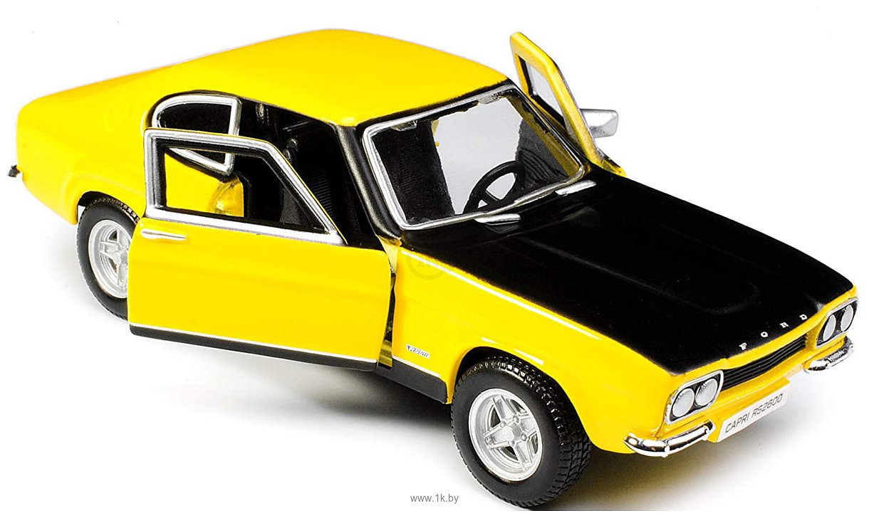 Фотографии Bburago Ford Capri RS2600 1970 18-43207 (желтый/черный)