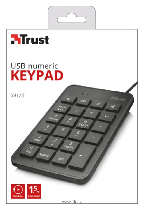 Фотографии Trust Xalas Numeric Keypad black USB