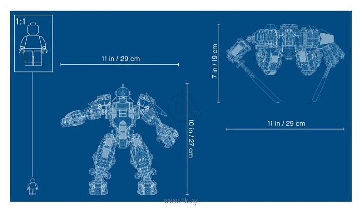 Фотографии LEGO Ninjago 71720 Каменный робот огня