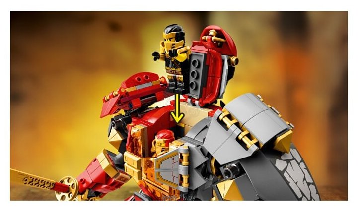 Фотографии LEGO Ninjago 71720 Каменный робот огня