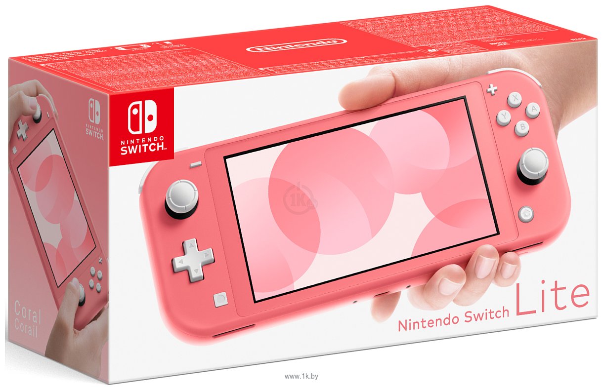 Фотографии Nintendo Switch Lite (коралловый)