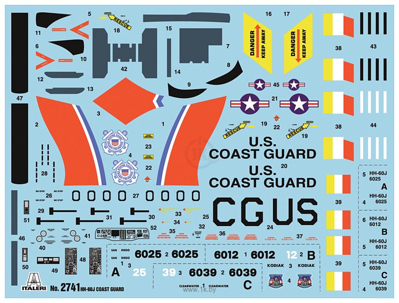 Фотографии Italeri 2741 Hh-60J U.S. Coast Guard