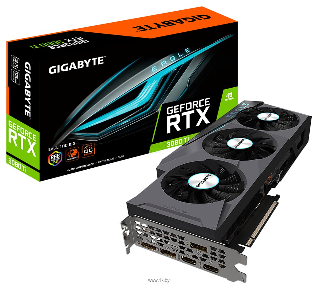 Фотографии GIGABYTE GeForce RTX 3080 Ti EAGLE OC 12G (GV-N308TEAGLE OC-12GD)