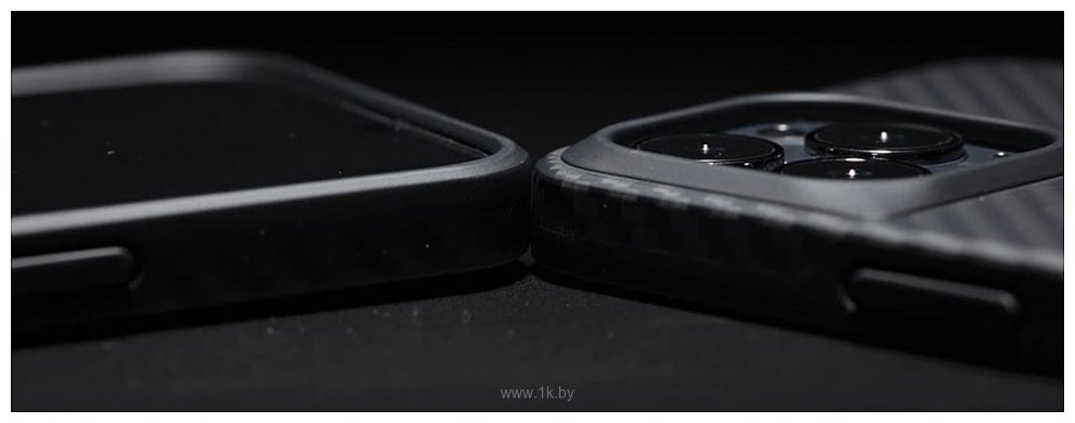 Фотографии Pitaka MagEZ Case Pro для iPhone 13 Pro Max (twill, черный/серый)