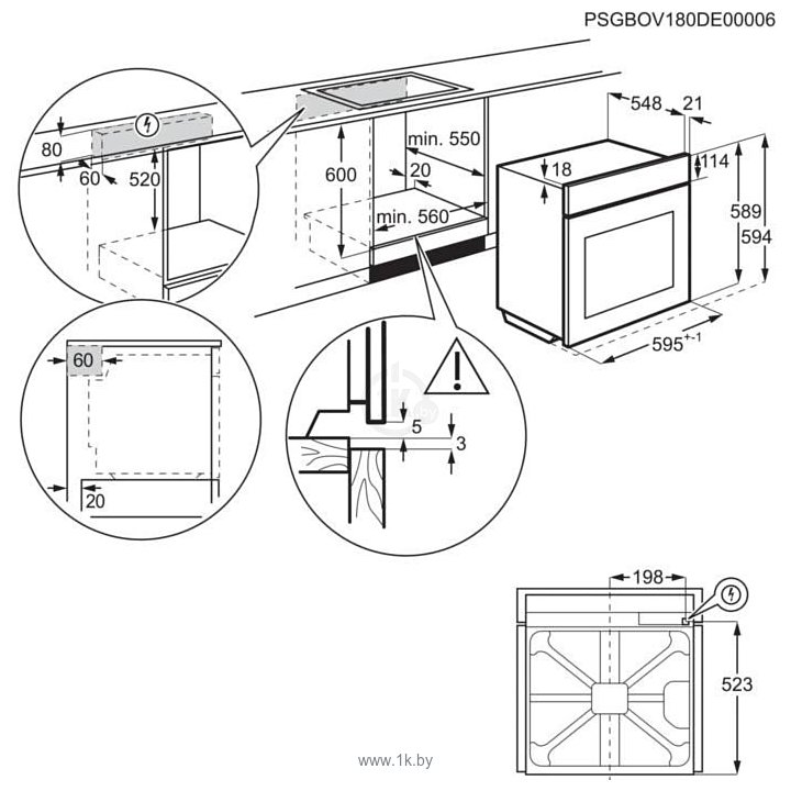 Фотографии Electrolux EOC8P39WZ