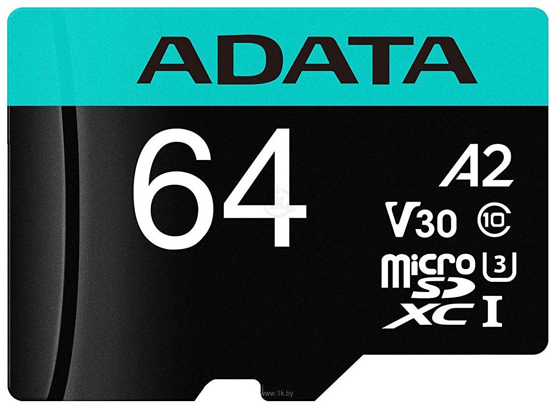 Фотографии ADATA Premier Pro AUSDX64GUI3V30SA2-RA1 microSDXC 64GB (с адаптером)