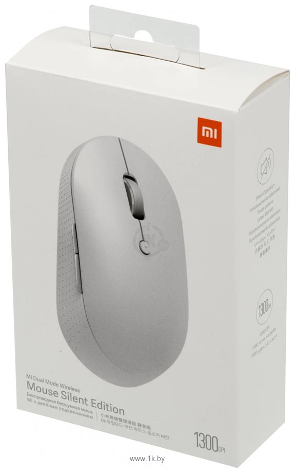 Фотографии Xiaomi Mi Dual Mode Wireless Mouse Silent Edition WXSMSBMW02 white