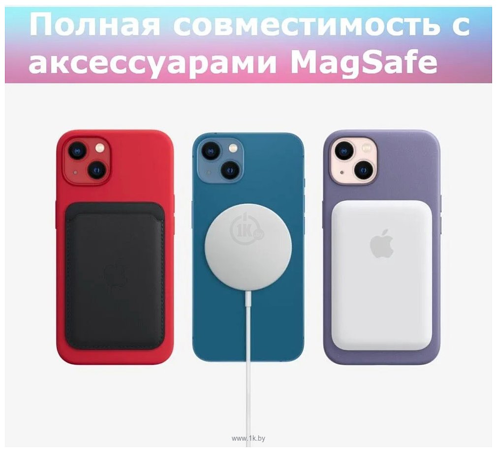 Фотографии Apple MagSafe Leather Case для iPhone 14 Plus (зеленый лес)