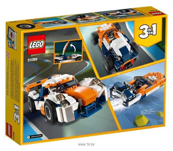Фотографии LEGO Creator 31089 Оранжевый гоночный автомобиль