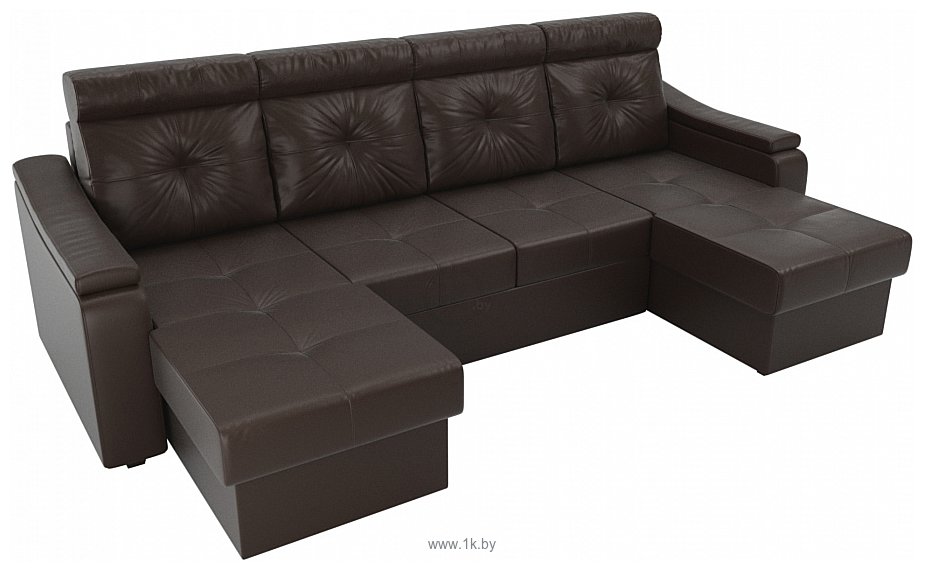 Фотографии Лига диванов Джастин 105157 (коричневый)