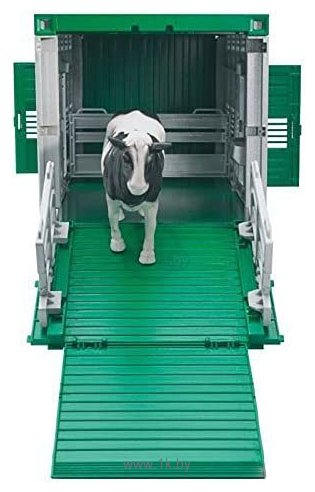 Фотографии Bruder MAN Cattle Transportation Truck with Cow Figure 02749