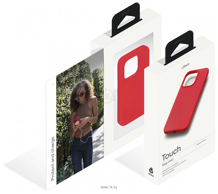 Фотографии uBear Touch Mag Case для iPhone 14 Pro (красный)