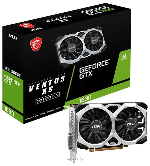 Фотографии MSI GeForce GTX 1630 Ventus XS 4G OC