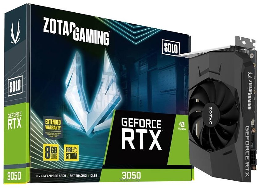 Фотографии ZOTAC Gaming GeForce RTX 3050 Solo 8GB (ZT-A30500G-10L)