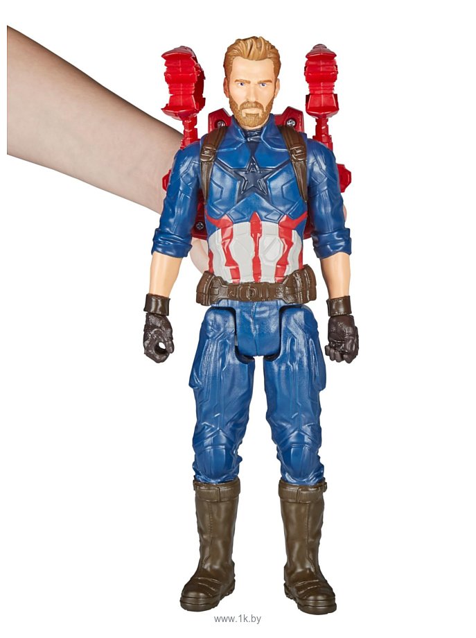 Фотографии Hasbro Marvel Infinity War Titan Hero Captain America + Power FX Port