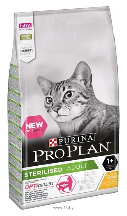 Фотографии Purina Pro Plan (10 кг) Sterilised feline rich in Chicken dry