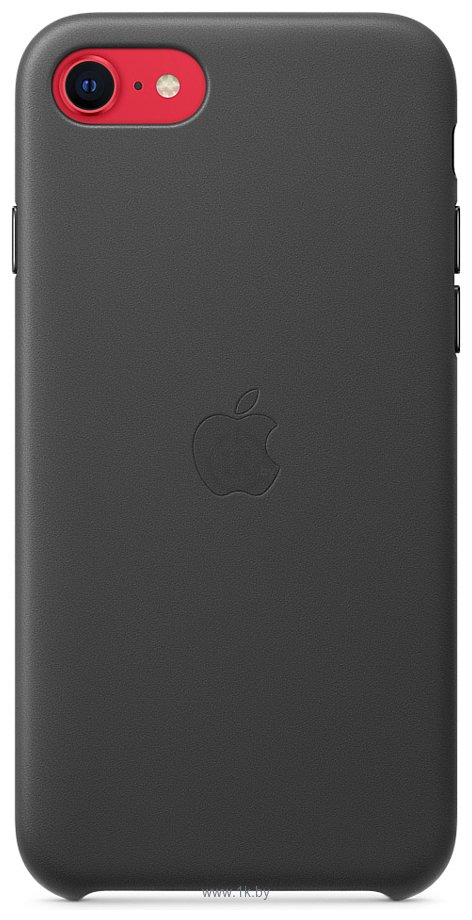 Фотографии Apple Leather Case для iPhone SE 2020 (черный)
