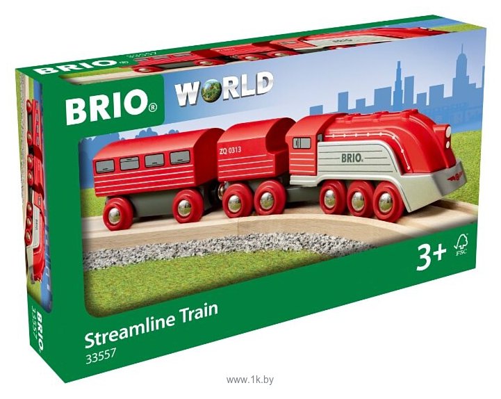 Фотографии Brio Поездной состав ''Streamline Train'' 33557