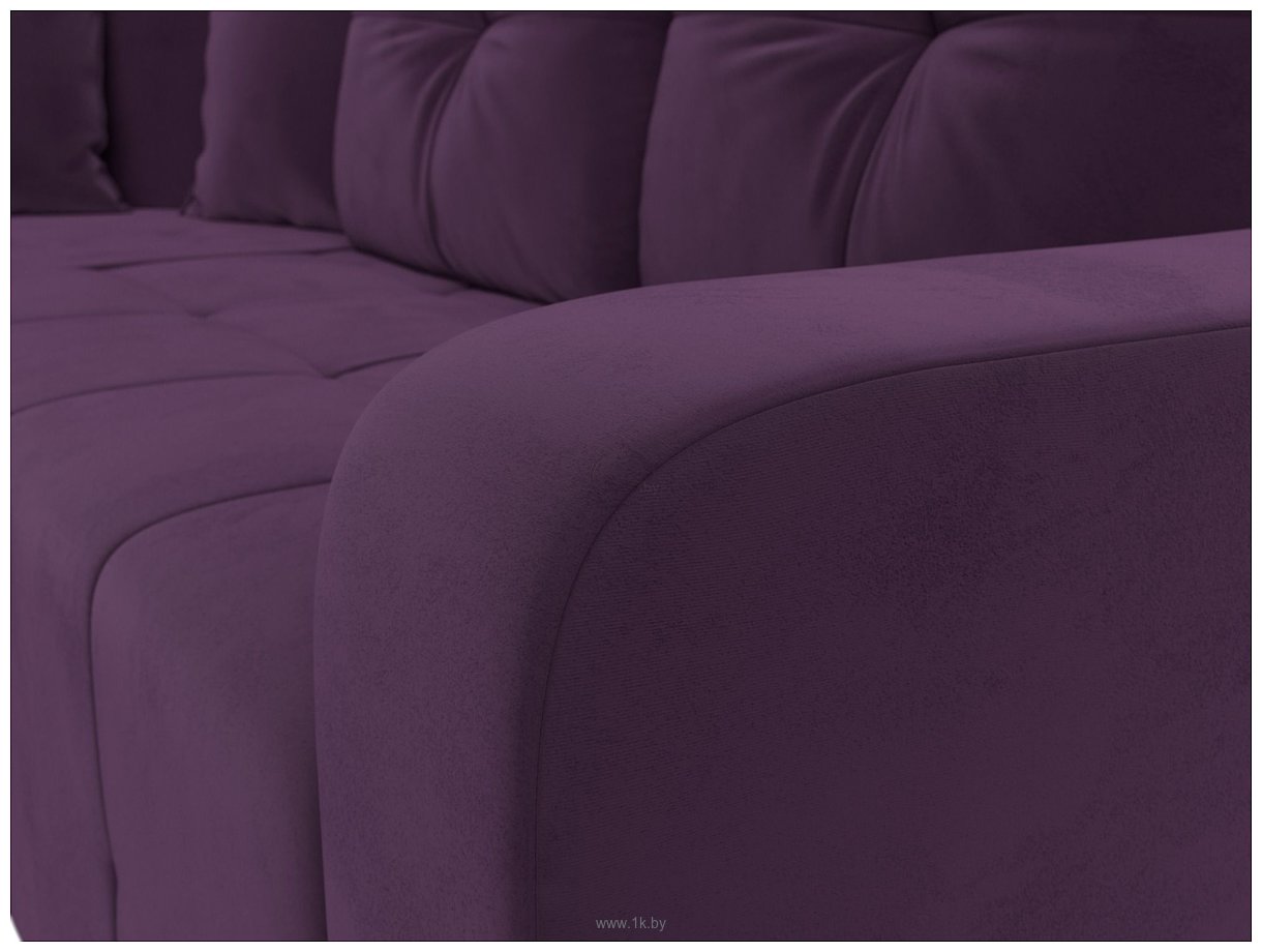 Фотографии Mebelico Кембридж угловой 108816 (левый, велюр, фиолетовый)
