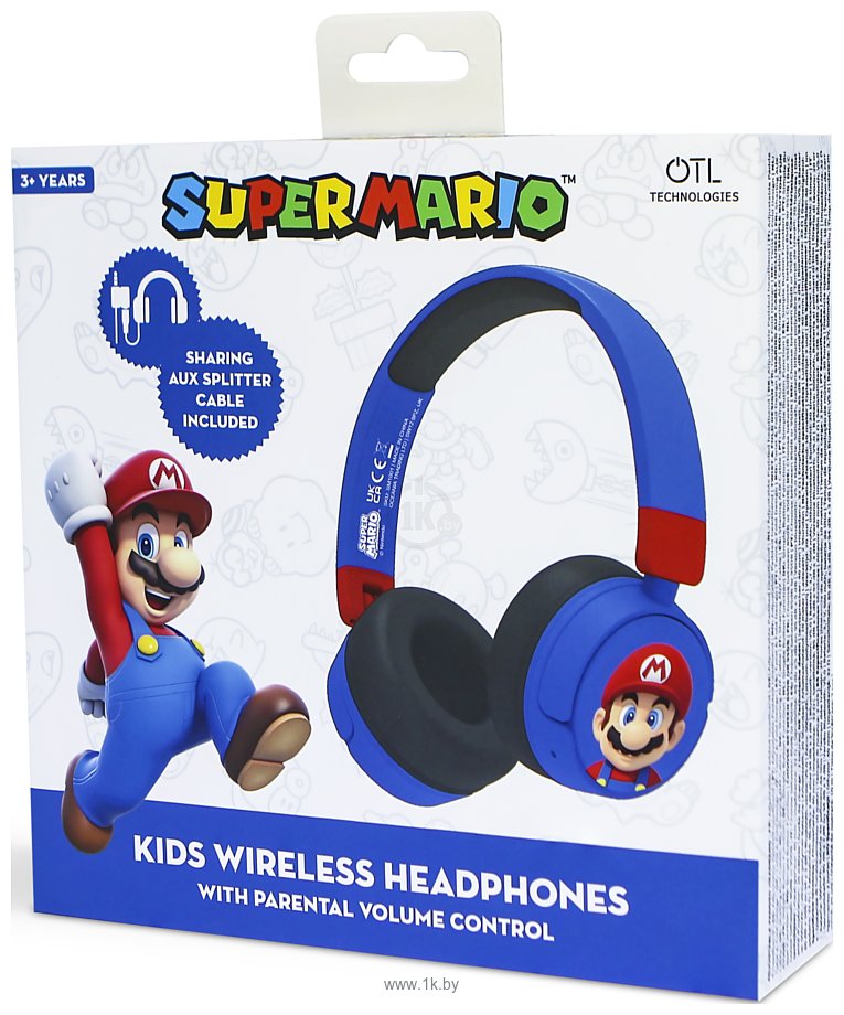 Фотографии OTL Technologies Super Mario Blue Kids Wireless SM1001
