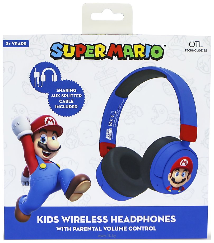 Фотографии OTL Technologies Super Mario Blue Kids Wireless SM1001